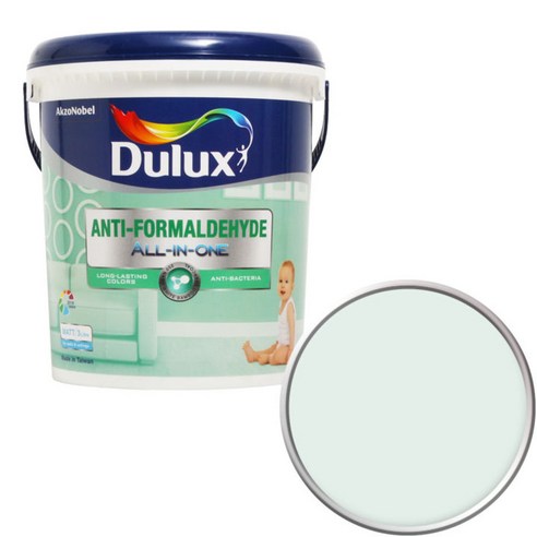 듀럭스 안티 포름알데히드 올인원 페인트 1L, Silky Ice 36GG 87/038