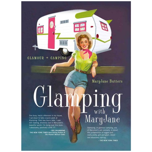Glamping with MaryJane hardback, Gibbs Smith