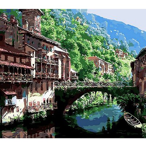 지인데코 DIY 명화그리기 세트 40 x 50cm, 여유로운오후3