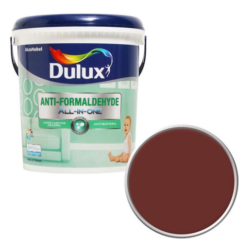 듀럭스 안티 포름알데히드 페인트 1L, Burgundy