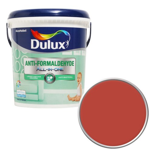 듀럭스 안티 포름알데히드 페인트 1L, Routelle Red