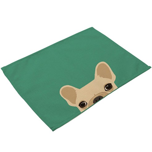 비케이 강아지 식탁매트, 2, 가로 42cm x 세로 32cm