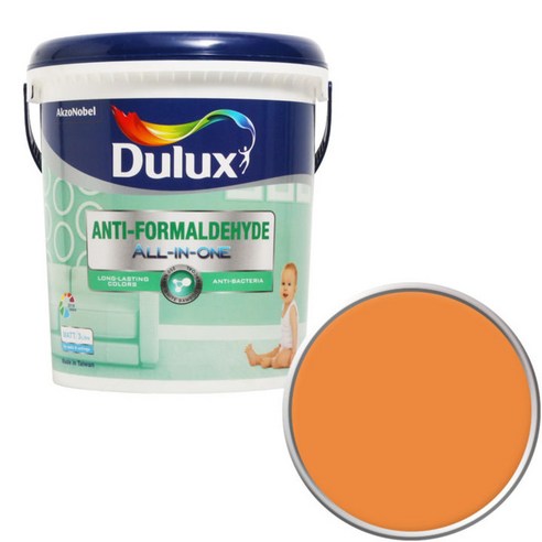 듀럭스 안티 포름알데히드 페인트1L, Flighty Orange
