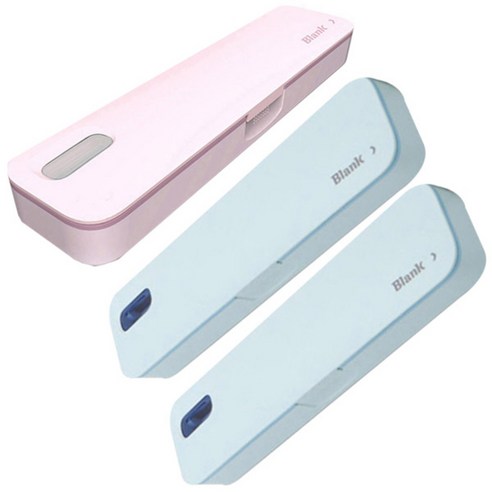 아이리버 휴대용 칫솔 살균기 세트 TBS-200 블루 2p + 핑크, 블루, 핑크