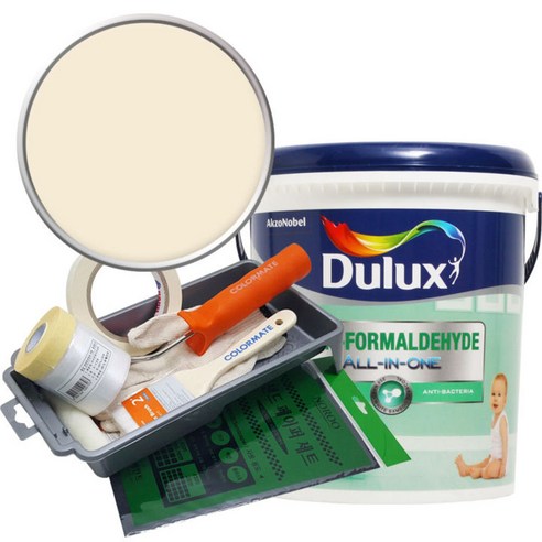 듀럭스 안티 포름알데히드 올인원 페인트 1L 세트, Honey Moon