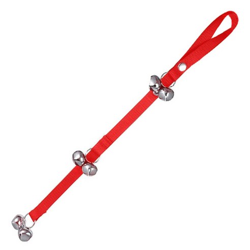 펫코디 로프벨 강아지 장난감 바닥 2개 벨 2 x 82 cm, 레드, 1개