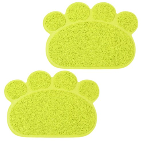 블럭마트 고양이 모래매트 2p, 그린, 2개