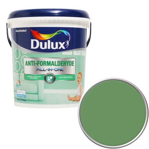 듀럭스 안티 포름알데히드 올인원 페인트1L, Massive Green