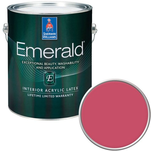 셔윈윌리암스 에메랄드 페인트 1L, SW6860 Eros Pink