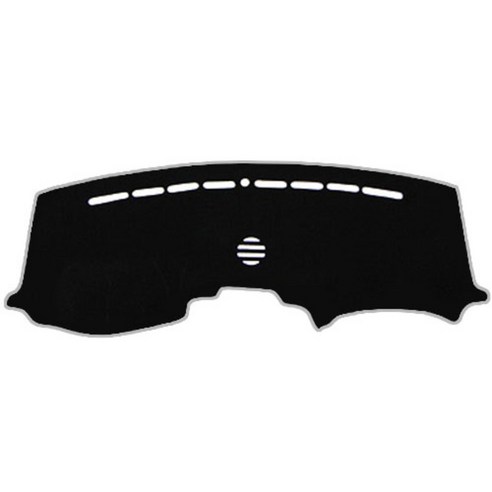 블루코드 벨벳 자동차 대쉬보드 커버 + 더스트백 기아, 기아 그랜드카니발 (센터 유), 매트 블랙 + 화이트