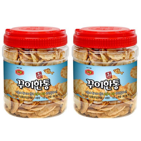 머거본 꾸이한통 어포, 150g, 2개