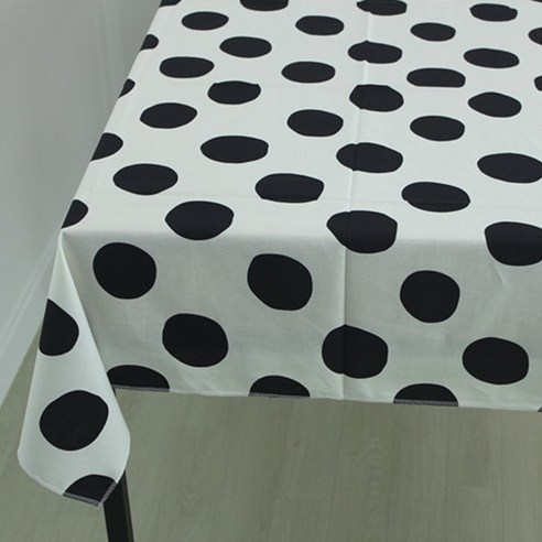 노랜드 코코 테이블 커버, 블랙, 110 x 150 cm