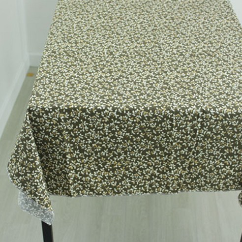 노랜드 엔젤테이블커버, 카키, 110 x 110 cm