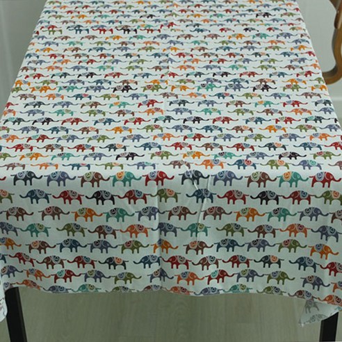 Noland 코끼리 테이블 커버, 화이트, 110 x 150 cm