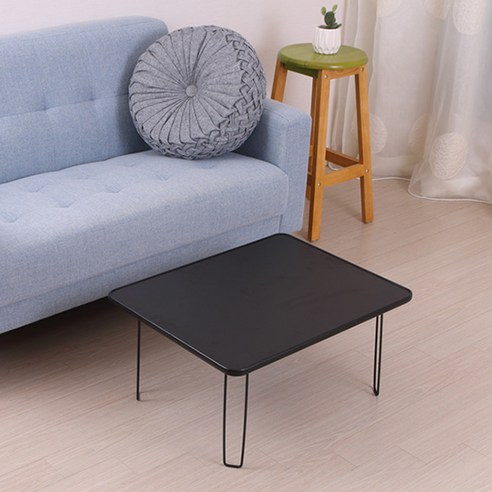 리빙코디 다용도테이블 60 x 48 x 29 cm, 블랙