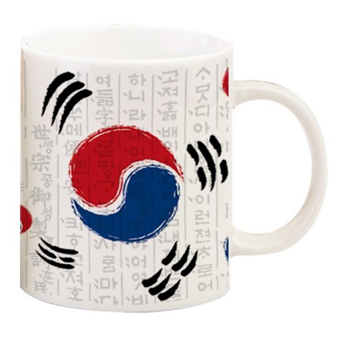 TBL 태극기 머그컵 300ml, 혼합색상, 1개