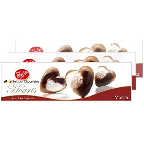 트레핀 하트초콜릿, 65g, 3개