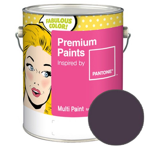 노루페인트 팬톤멀티 에그쉘광 핑크 바이올렛 계열 페인트 4L, 플럼퍼펙트(19-3316)