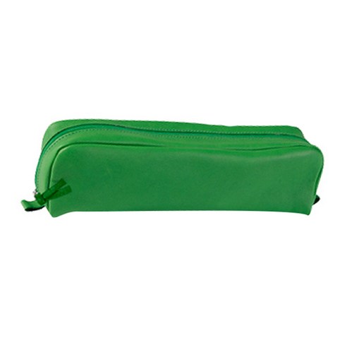 클레르퐁텐 가죽 직사각필통, green, 1개