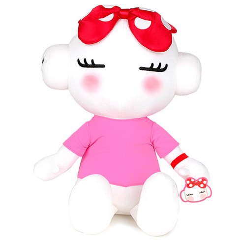 또로와로로 봉제 인형 대, 40cm, 화이트(로로)