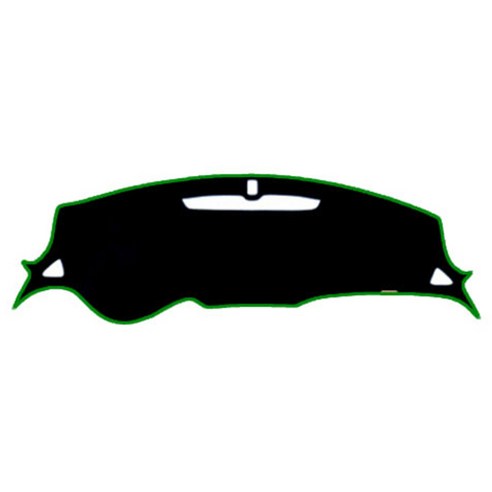 블랙라벨 논슬립 펠트 라텍스 대쉬보드커버, 쉐보레 올뉴말리부(센터 무 / LED 무), 블랙 + 그린