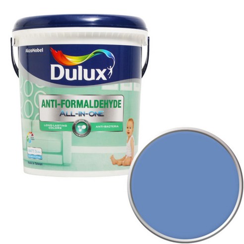 듀럭스 안티 포름알데히드 올인원 페인트1L, Pure Periwinkle