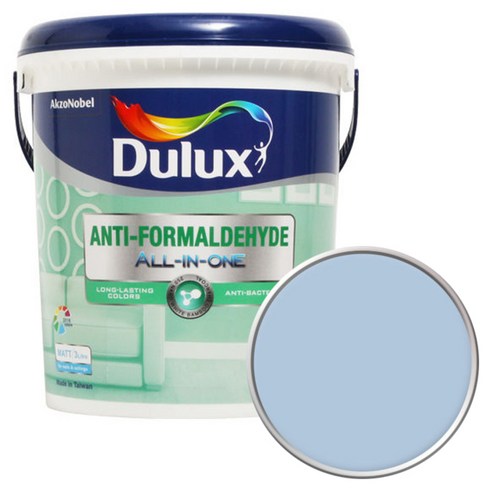 듀럭스 안티 포름알데히드 올인원 페인트1L, Lily Blue