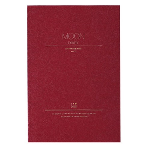 대시앤도트 문 다이어리 ver 5, MAPLE RED