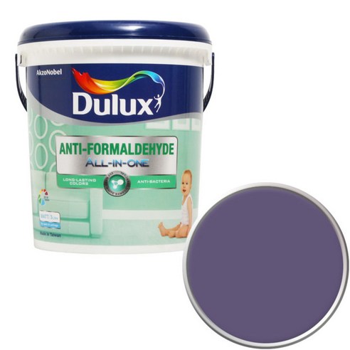 듀럭스 안티 포름알데히드 올인원 페인트1L, Boysenberry