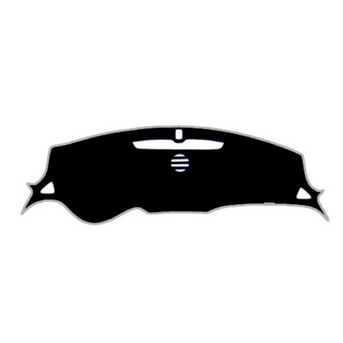 블랙라벨 펠트 라텍스 논슬립 대쉬보드커버 쉐보레, 올뉴말리부(센터 유/LED 무), 블랙 + 멜란지
