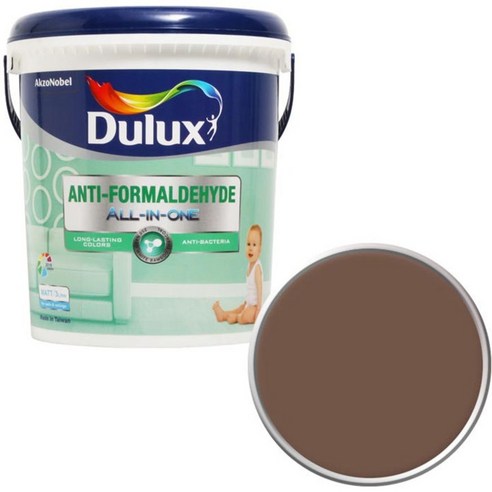 듀럭스 안티 포름알데히드 올인원 페인트 1L, Cottage Chocolate