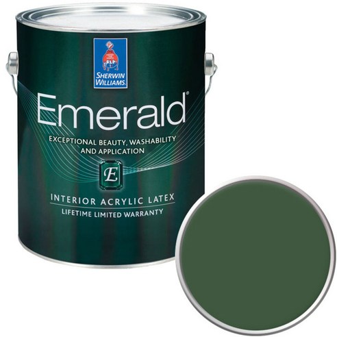 셔윈윌리암스 에메랄드 페인트1L, SW6447 Evergreens