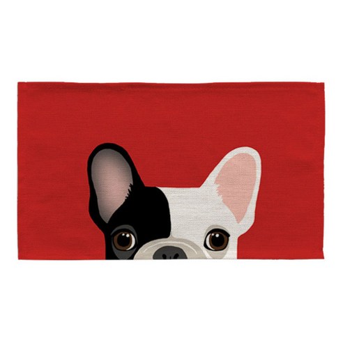 핑크망고 빼꼼빼꼼 키친 테이블매트, A, 46 x 27 cm