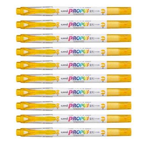 미쯔비시 유니 프로퍼스 소프트라인 PUS-102T 형광펜, 쟈스민, 10개