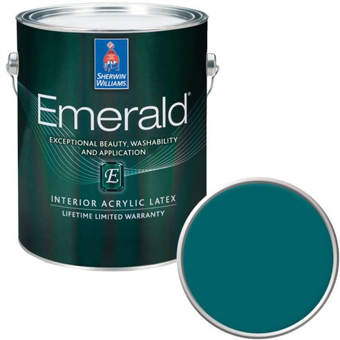 셔윈윌리암스 에메랄드 페인트1L, SW6489 Really Teal