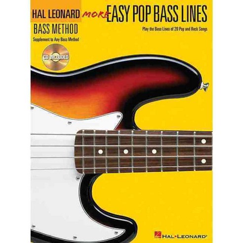 More Easy Pop Bass Lines: Play the Bass Lines of 20 Pop And Rock Songs, Hal Leonard Corp