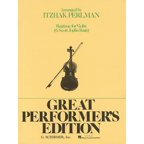 Great Performers Edition: Ragtime for Violin, G Schirmer Inc