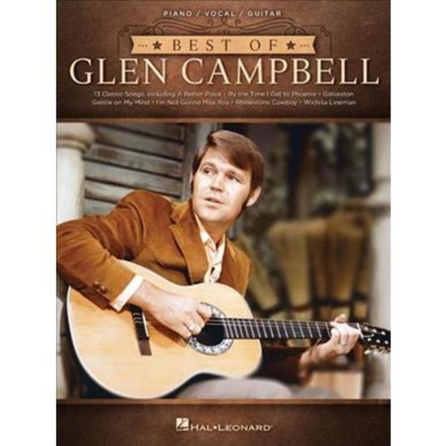 Best of Glen Campbell: Piano / Vocal / Guitar, Hal Leonard Corp