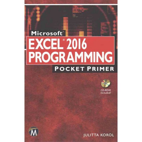 Microsoft Excel Programming 2016: Pocket Primer, Mercury Learning & Information