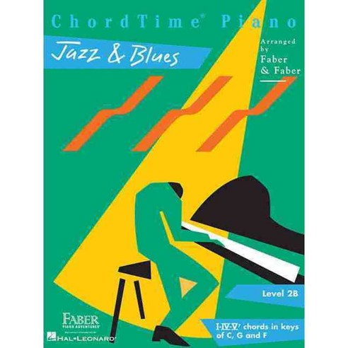 Chordtime Piano Jazz & Blues: Level 2B, Faber Piano Adventures
