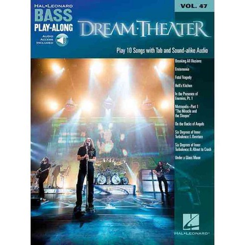 Dream Theater: Bass Play-along Volume 47 Book/2-cd Pack, Hal Leonard Corp