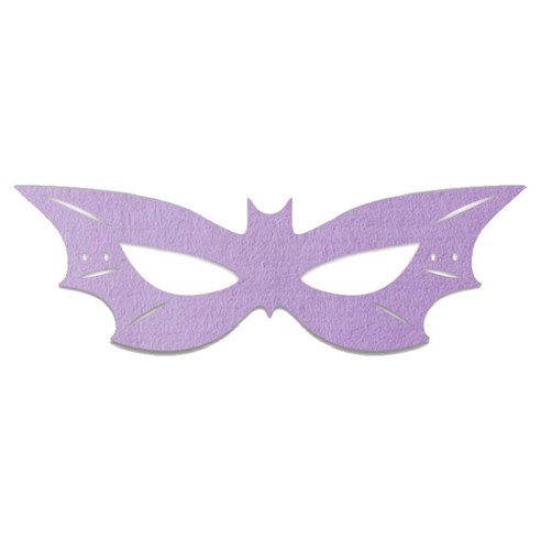 파티팝 파티용 박쥐 페이스 마스크, 라이트퍼플