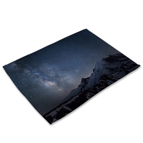 비케이 우주 식탁매트, 1, 가로 42cm x 세로 32cm