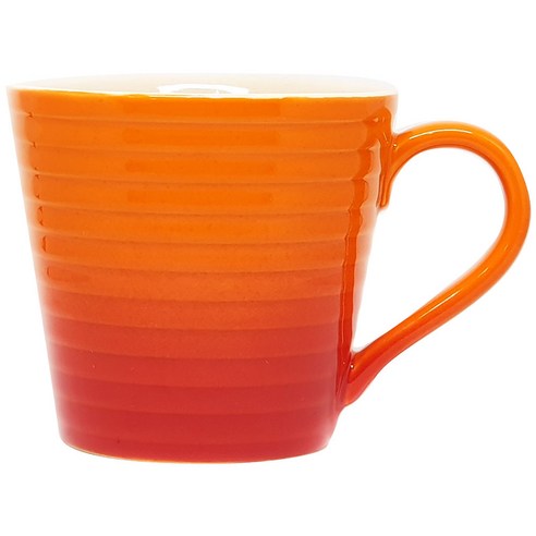 쯔비벨무스터프렌치 로얄 라인 머그컵 360ml, 오렌지, 1개