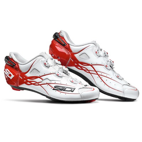 시디 17 샷 로드용 클릿슈즈 ROAD v2, WHT + RED, 260
