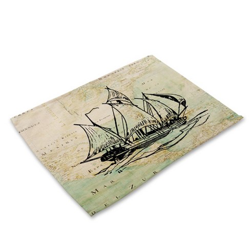 비케이 대항해시대 식탁매트, 15, 가로 42cm x 세로 32cm