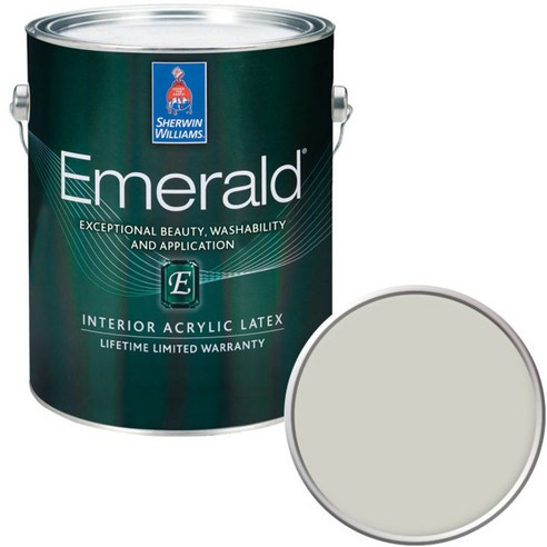 셔윈윌리암스 에메랄드 페인트 1L, SW6183 Conservative Gray