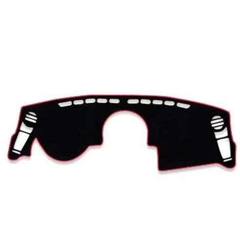 차마루 기아 3D 논슬립 대쉬보드커버, 쏘울, 블랙+레드
