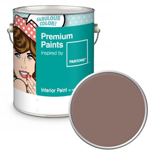 노루페인트 팬톤 내부용 실내 벽면 페인트 저광 4L, 18-1321 Brownie