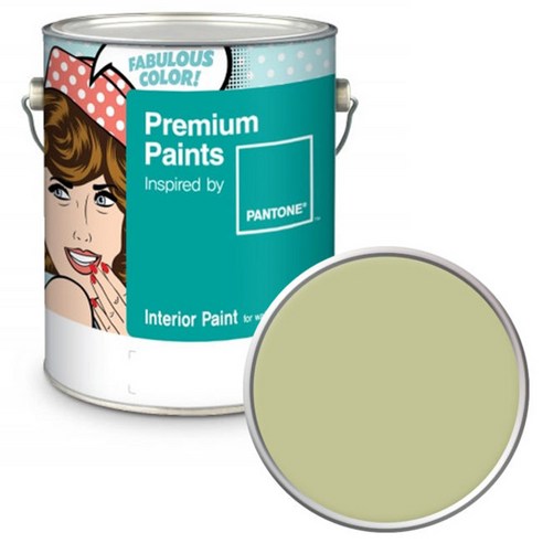 노루페인트 팬톤 내부용 실내 벽면 페인트 저광 4L, 13-0522 Pale Green